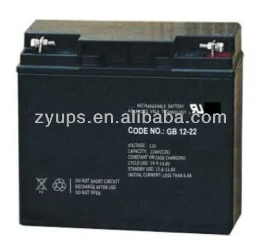 12V GEL UPS Battery 12v 22AH