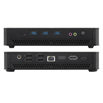 Paparan triple 4k uhd permainan mini pc