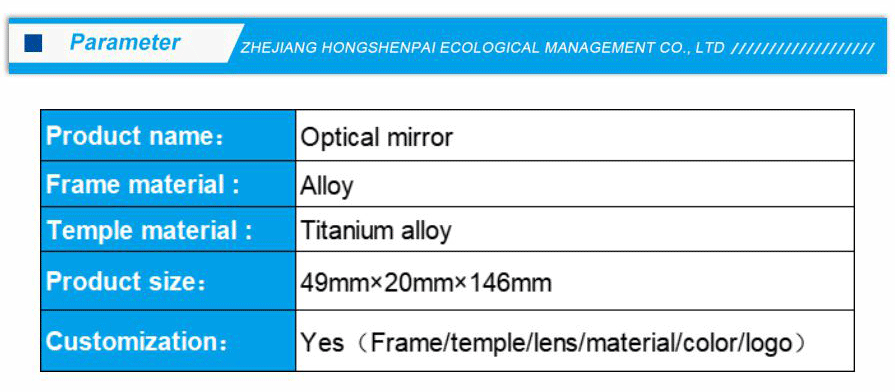 Retro titanium alloy glasses