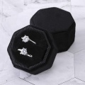 Box Ottagon a doppio anello rosa di fidanzamento più venduto