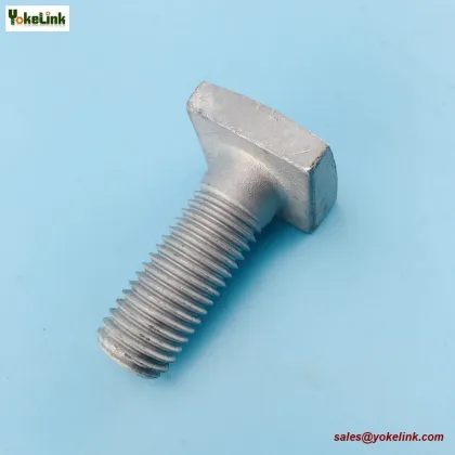 Wedge-shaped head askew head bolts 3/4"