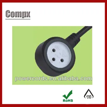 Israel 6/10a 250v power cord