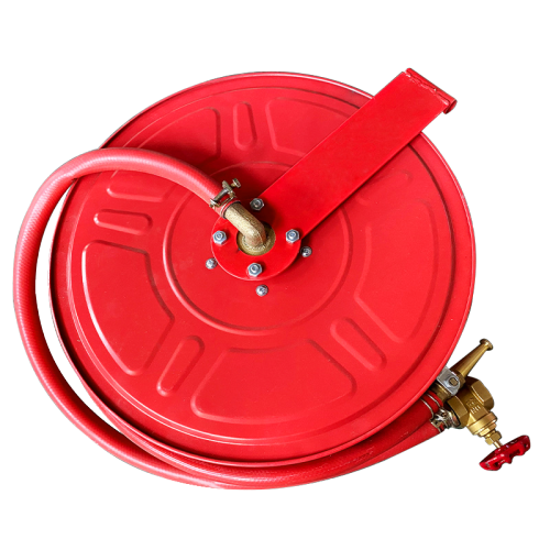 carrete de manguera contra incendios