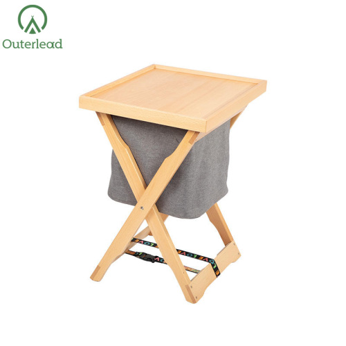 folding camping table Foldable Storage Saddle Rack for Camping Supplier