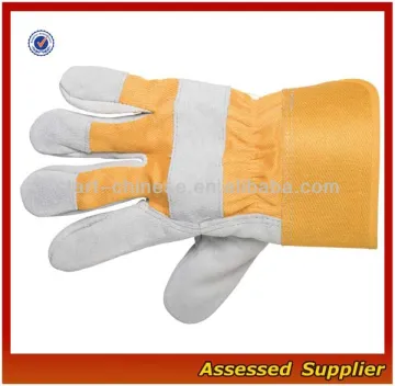 Leather working gloves