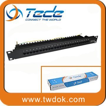 24 Port Cat6 UTP Patch Panel (Factory since 1998)