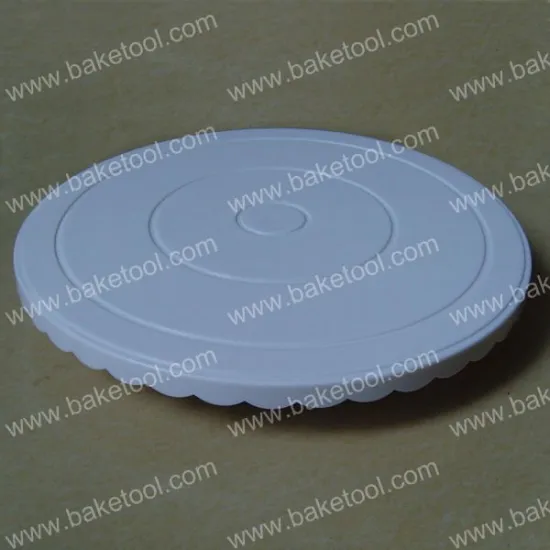 Plastic Cake Turntable Stand(29x4.6cm) for cake decorating
