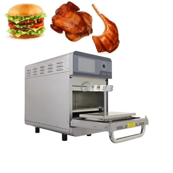 Rapid Cooking Oven: Speedy Preparation of Chicken Sausage Sandwiches in 20 Times Less Time