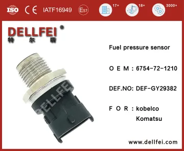 Engine Fuel Common Rail Pressure Sensor 6754-72-1210 for Komatsu/kobelco