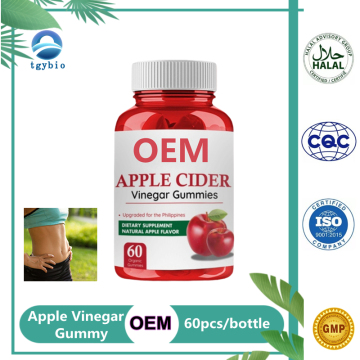 OEM Pérdida de peso personalizada Gomia de vinagre de sidra de manzana