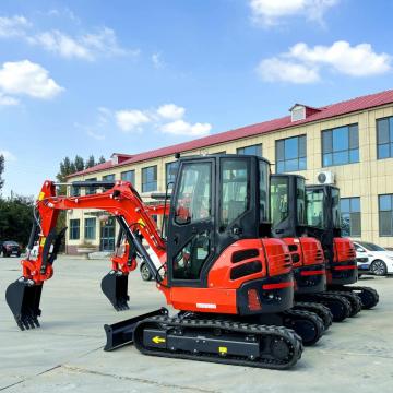 Mini escavador de máquina de escavadores de 3Ton 3Ton Crawler Digger Mini Digger