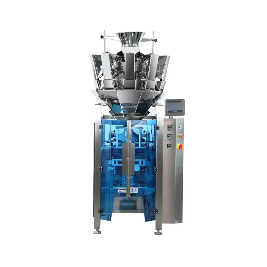 Vertical Packaging Machine: Multihead Weigher with Combined Weighing and Packaging System
