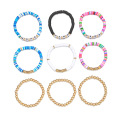 8pc variados de resina Bracelets de resina acrílica Bracelete de torre de resina acrílica para mulheres para mulheres