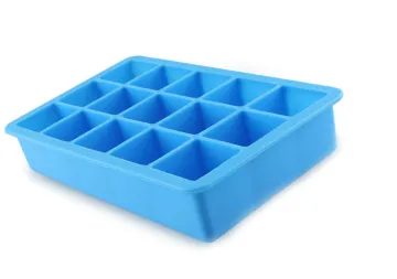 square shape ice cube silicone trays mold