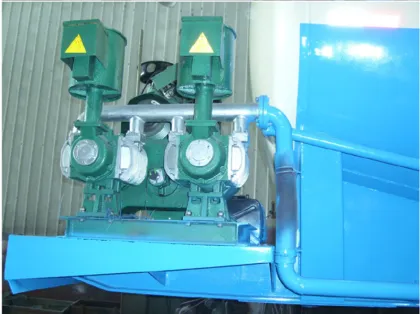 Three axis cement tank