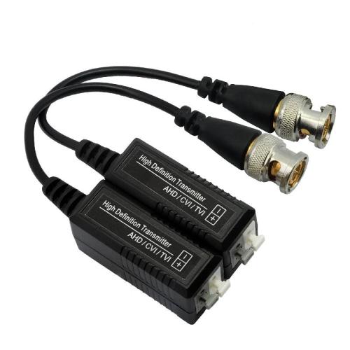 Balun vidéo passif HD-CVI / TVI / AHD sans vis sans cochon