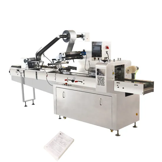 Automated Ice Cream Stick and Popsicle Packing Machine for Hard Rock Candy and Pillow Packaging