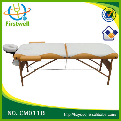 Special wooden facial bed with arm rest for sale