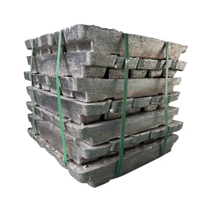 High Purity PbSb2 PbSb4 Lead Antimony Alloy Ingots (Pb 95.5%, Sb 2.5%)