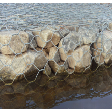 Galvanis heksagonal, kawat Mesh tenun Gabion Box