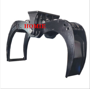Forestry Grapple Large Jaw Opening Specially for Pulp Wood, Round Short Wood Hanlding