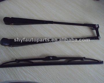 Double pole windshield wiper