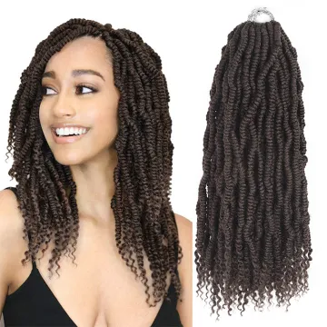Synthetic curly ends for passion twist crochet hair Pre bomb Twist toyotress Spring passion for black women