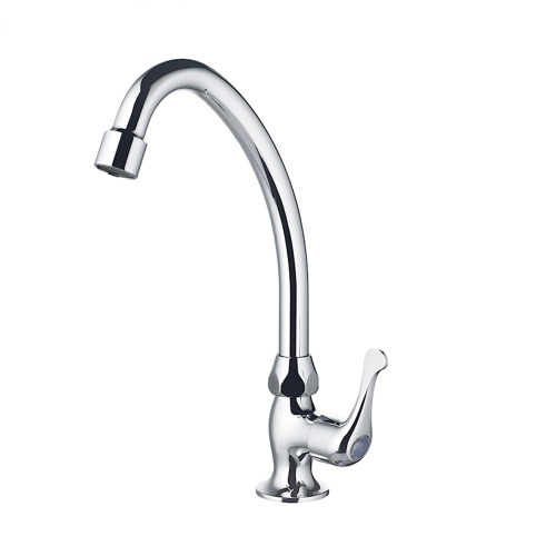 Chrome abs plastic water saving kitchen faucet