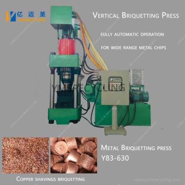 Nouvelle machine de presse briquetting cuivre hydraulique automatique