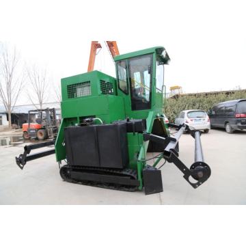 Cow dung compost mixing machine crawler type