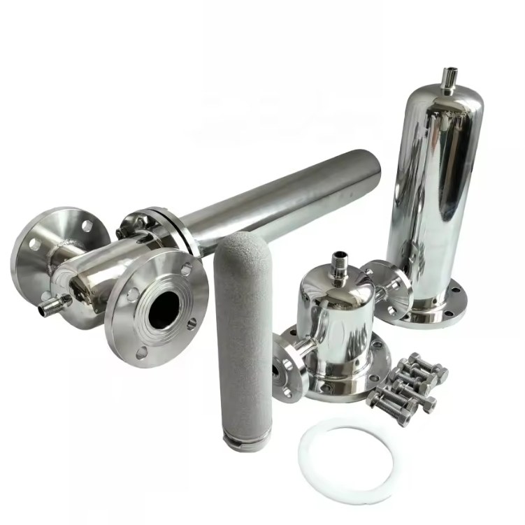 Food grade compressed stainless steel industrial air filter steam filter housing