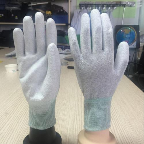 ESD Safety Glove Антистатическая перчатка Нейлоновая перчатка с полиуретаном PU