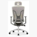 Adjustable Ergonomic Mesh Office Chair with Footrest
