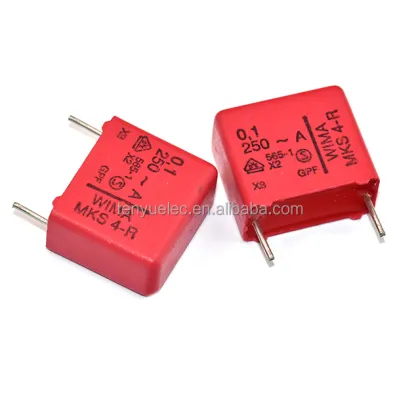 WIMA MKS4-R Film Capacitors 0.1µF to 1µF, 250V, 15mm, CBB Series Supply