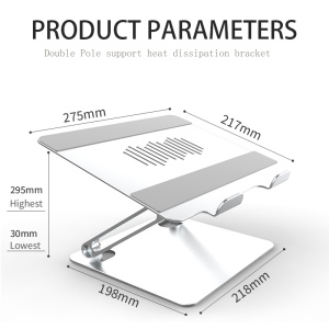 Multi-Angle Stand Adjustable Foldable Notebook Holder