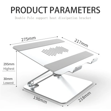 Supporto Per Laptop Portatile Pieghevole Supporto Per Supporto In Lega Di Alluminio Regolabile In Altezza Adatto A Laptop Da 10 17 Pollici 57731491