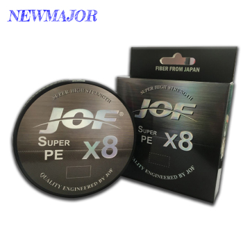 JOF X8 Multi Wire Fishing Line 8-Strand PE Braided Main Line 100M-500M for Freshwater