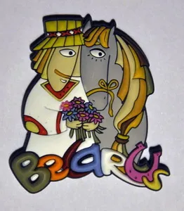 bulk good price cool eagle head shape pvc fridge magnet