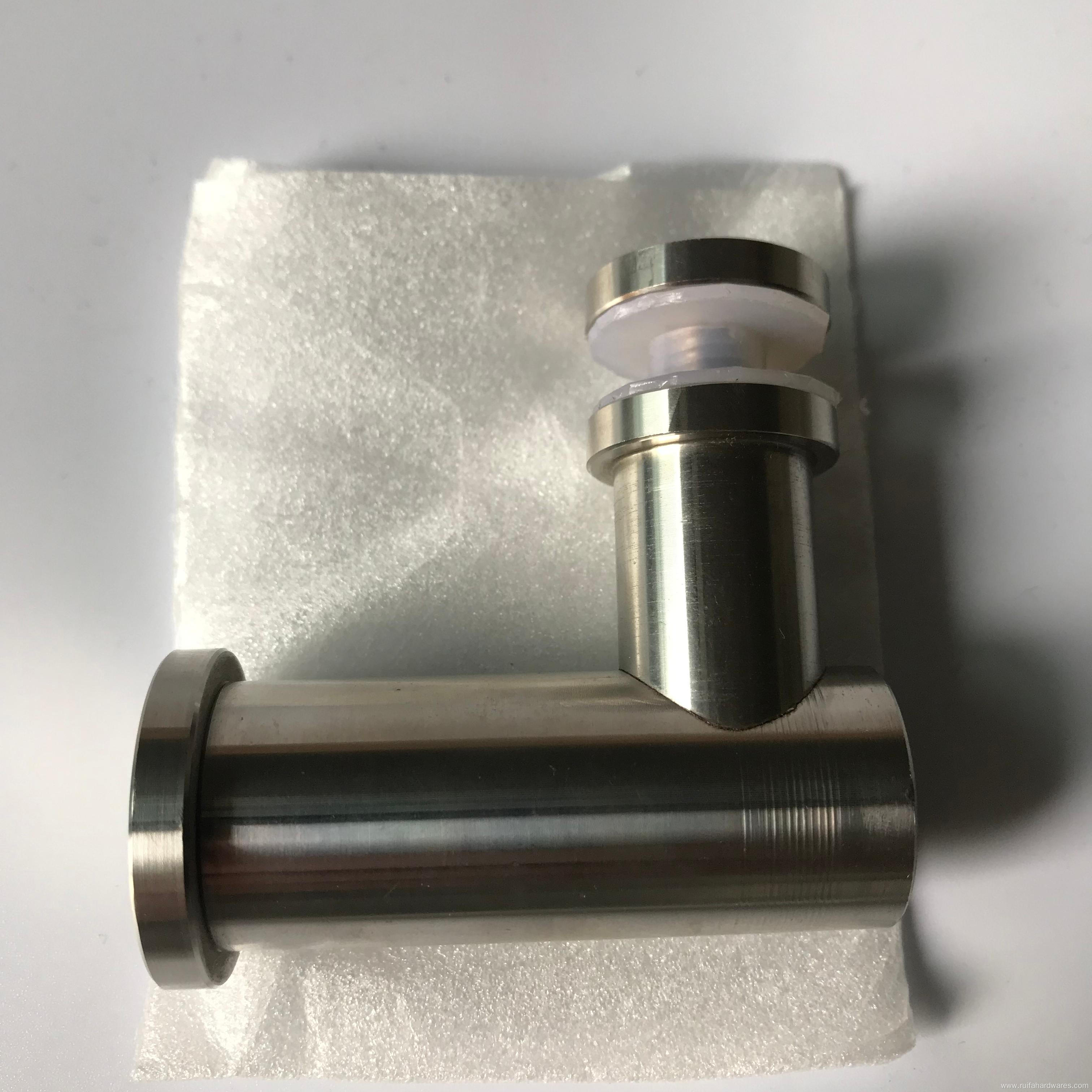 Stainless Steel Glass to Wall Corner Connector