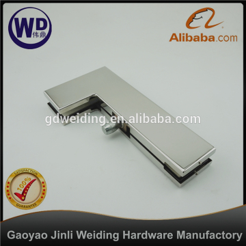 L shape glass door patch fittings