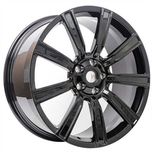 22" RANGE ROVER FORGED RIMS BLACK STORMERS WHEELS