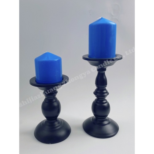 Colorful pillar candle custom multiple sizes smokeless