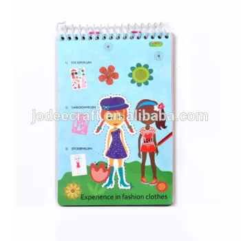 DIY fashion stencil sketch portfolio for kids