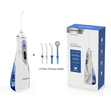 V400 Plus Oral Hygiene tool + 4 Nozzles, Portable Li-Ion battry Water Dental Flosser Irrigator, tooth cleaning Water pick