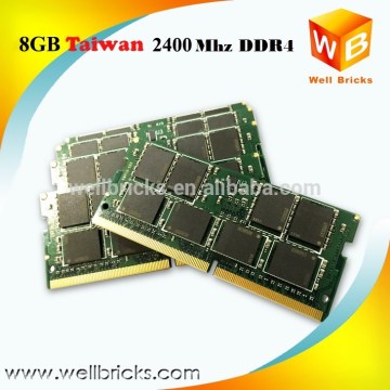 Taiwan Manufacturer High Quality 2400mhz Laptop Ram DDR4 8gb