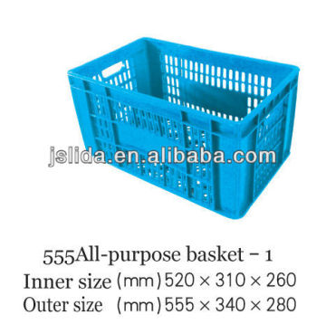 LD-555-1 stackable plastic fruit storage case