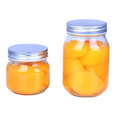 86mm Wide Mouth Glass Ball Mason Jar with Lid and Ring
