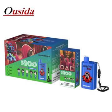Hot RandM Squid Box 5200 Puff Vape Pen