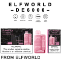 Wholesale Elf World De 6000Puffs Disposable Vape Pen