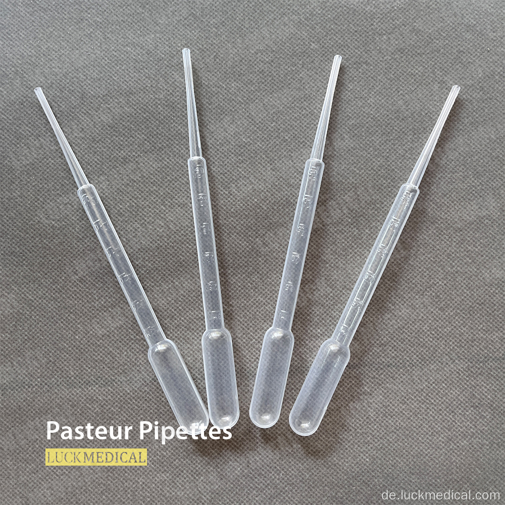 Graduierte Plastikpasteur -Mikropipette